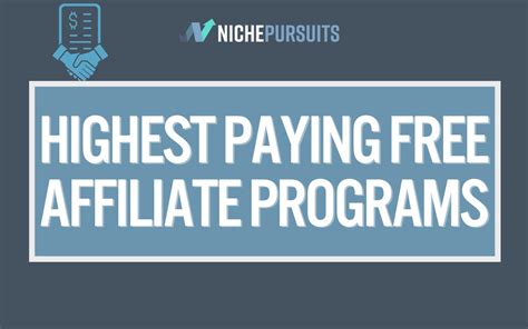 free affiliate programs that pay.
